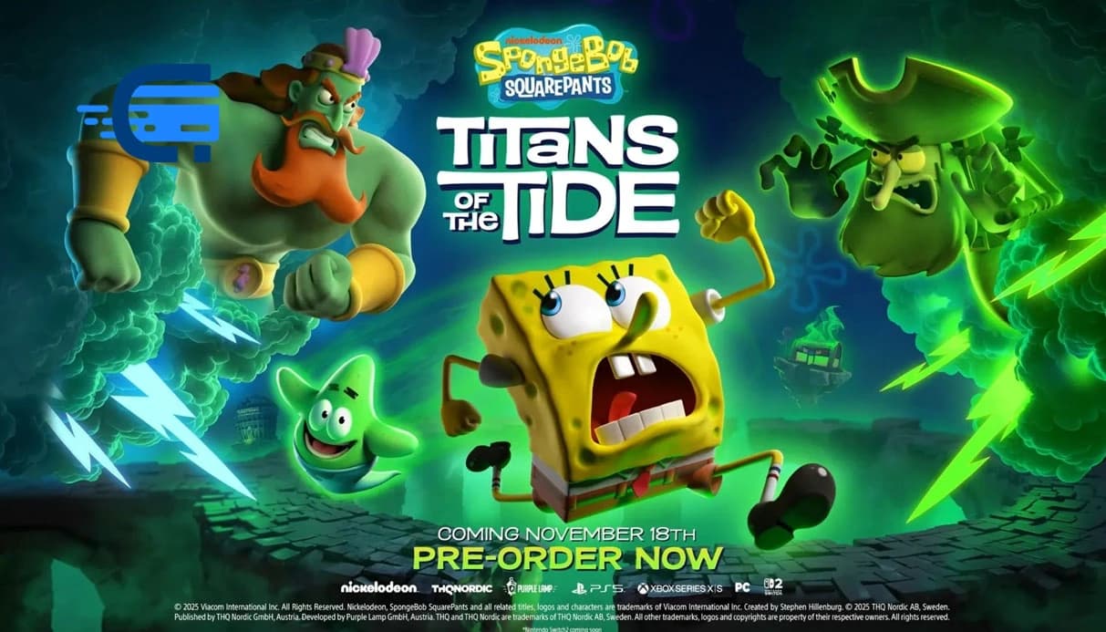 معرفی بازی جدید باب اسفنجی، Titans of The Tide