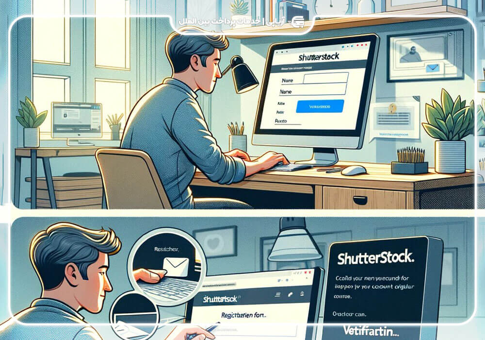 آموزش ثبت نام و وریفای در شاتر استوک shutterStock به صورت گام به گام